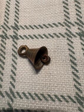 Handcrafted Rustic brass Bell - Brown